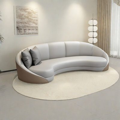 Curvilinear sofa