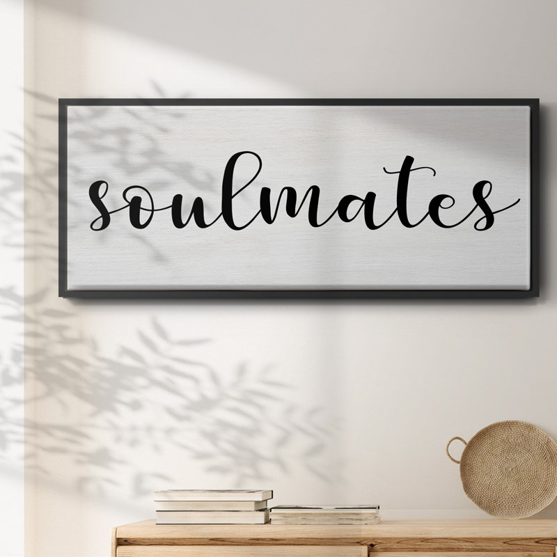 Soulmates- Framed Canvas, 24" H x 60" W