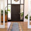 Tapis floral gris-1013304409