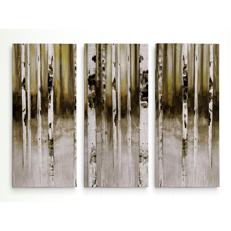 Fern Creek - impression sur toile 3 pièces, H 24 po x l 36 po x P 1,5 po