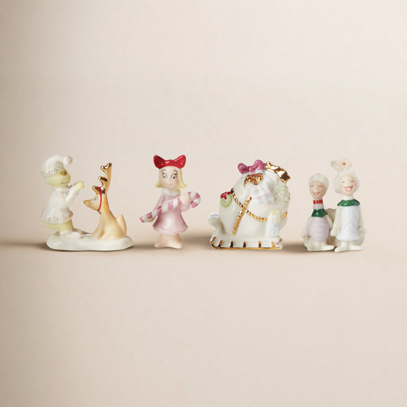  Who-Ville Accessories 4-Piece Figurine Set