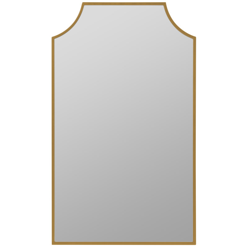 Simone Medicine Cabinet, Recess and Surface Mount,  Gold