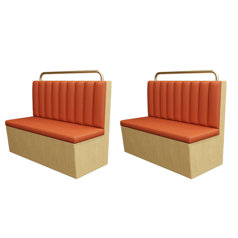 Banc rembourré en similicuir Light Luxury