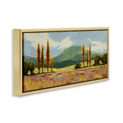 Countryside with Dabbled Pastels Floating Frame, design by Trevor Copenhaver