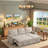 Convertible Loveseat Sofa Bed With Storage Chaise, Twin Size Pull-Out Sleeper With Removable Back Cushions For Small Spaces And Overnight Guests-263963975
