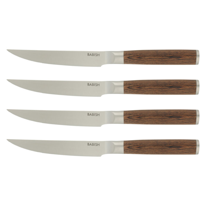 Ensemble de couteaux à steak 5 po Babish, Marron foncé
