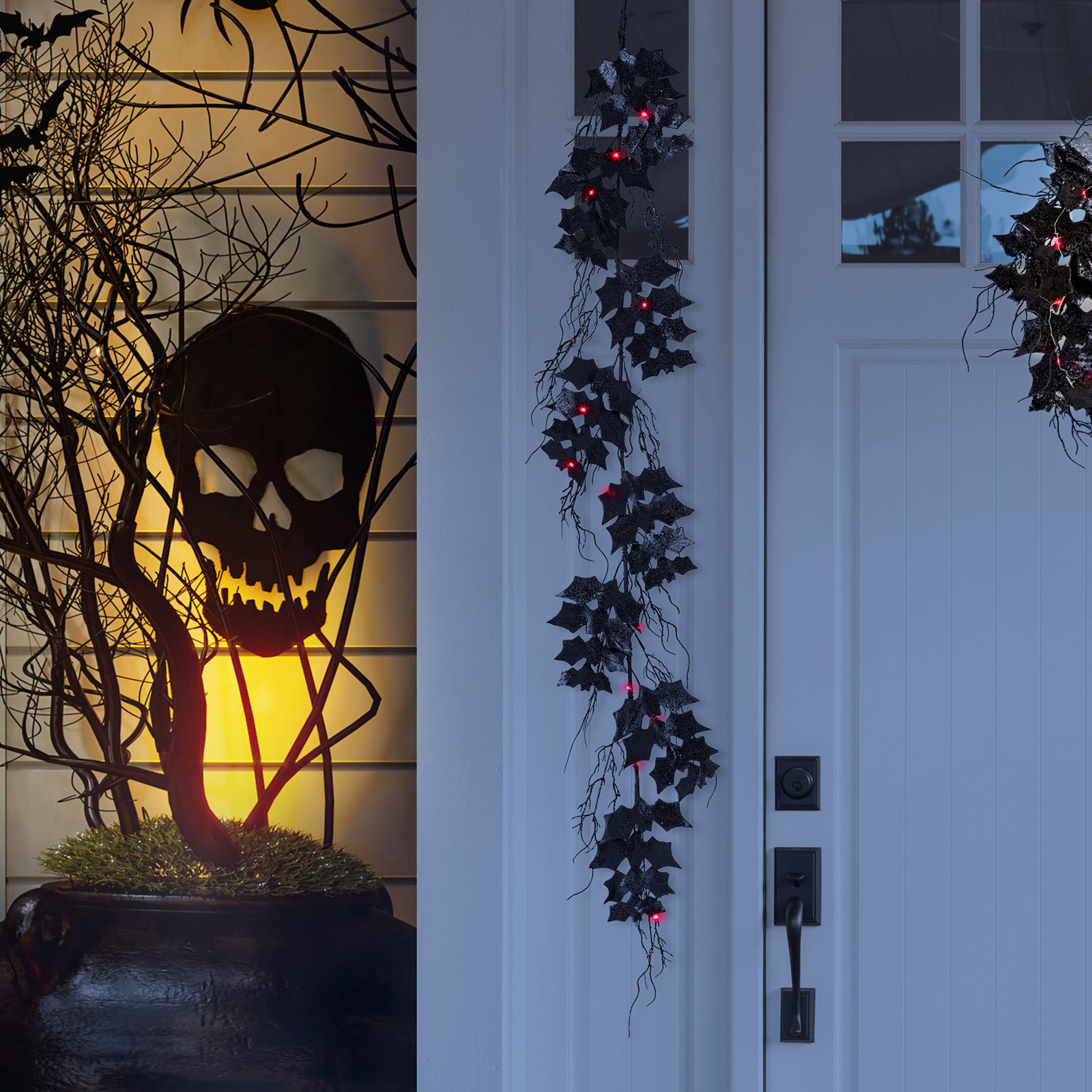 Garland 72'' in. Lighted Faux Garland