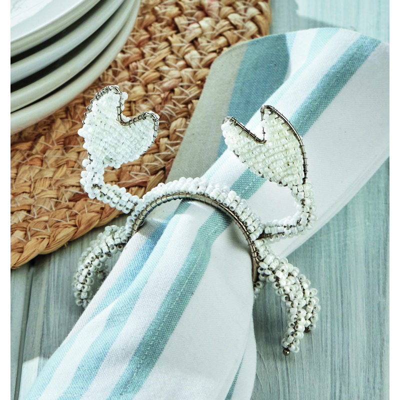 Beaded Crab Napkin Ring