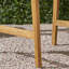 Chaises de salle à manger d'extérieur en bois d'acacia Adirondack-934019023