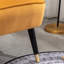 Chaise d'appoint contemporaine tapissée