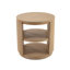 Fitzroy - Table de bout moderne en acacia naturel