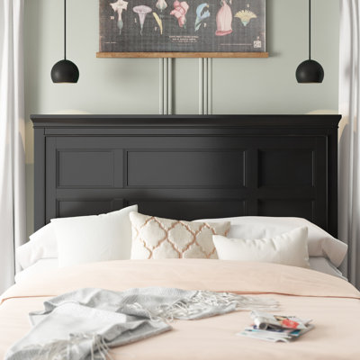 Attalla Solid Wood Panel Headboard