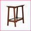 Table basse rétro-moderne en ardoise pour petits espaces - durable, peu encombrante Assemblage facile