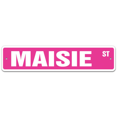 Plaque de rue Maude