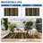Outdoor Rug Patio Waterproof, Large Outdoor Plastic Straw Rug, Reversible Out Door Carpet for Camping, Deck, Rv, 9 x 12 Area Carpet for Balcony, Porch, Backyard-198913925-198708050