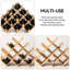 Wescosville Wine Bottle Rack Natural