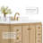 Aston 48" Bath Vanity Set in American Oak Finish with Alpine White Quartz Top-125959537-125959543