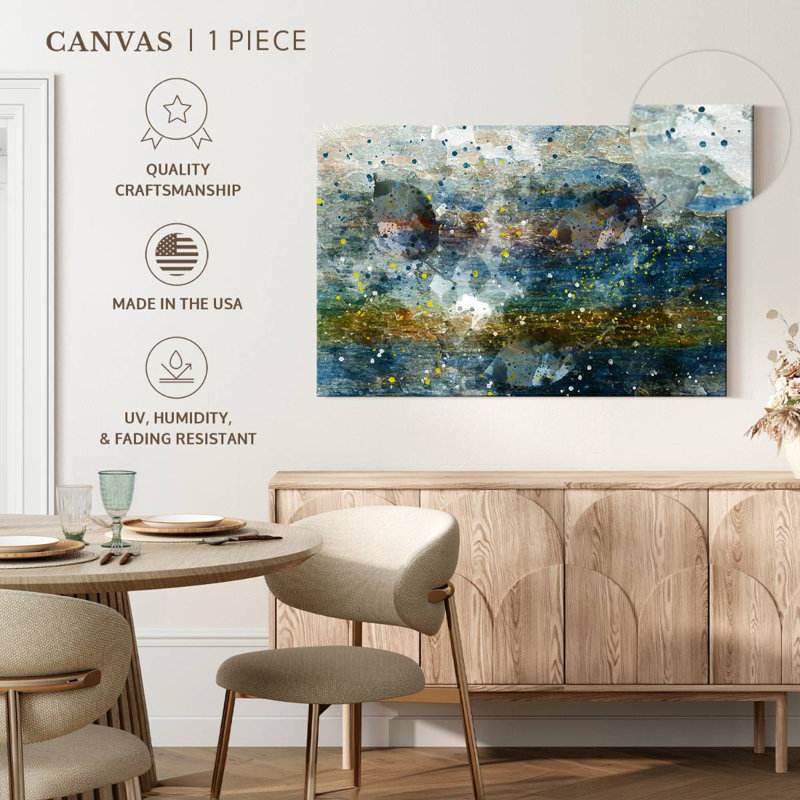 Avery Sea Depth Abstract, 8" H x 12" W