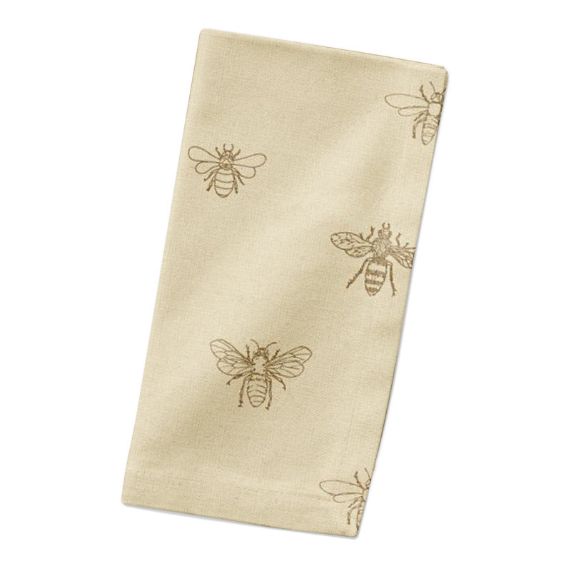 Alvelo Cotton No Pattern Rectangle Napkin, Yellow