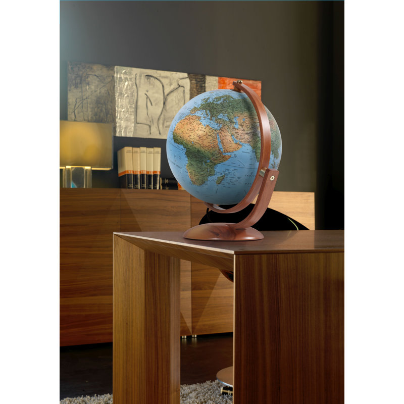 Nova Wood Tabletop Globe