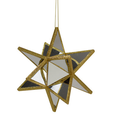 Ornement de Noël en forme d'étoile tridimensionnelle 6 po