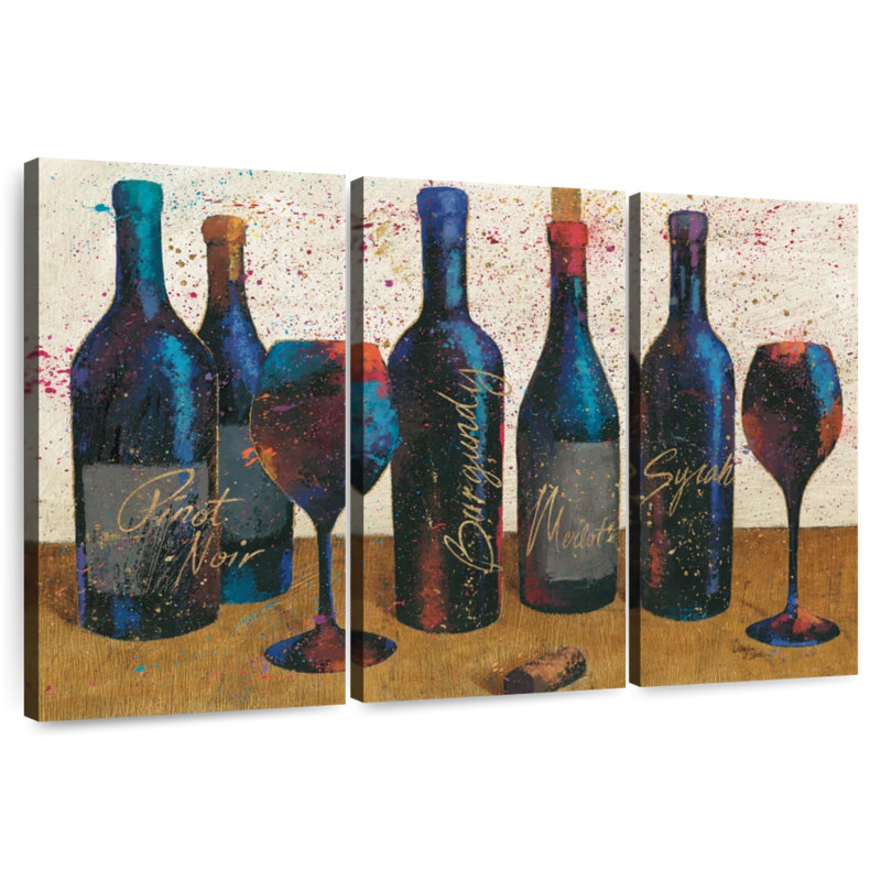 Yarlin Wine Splash Light I, 42" H x 65" W