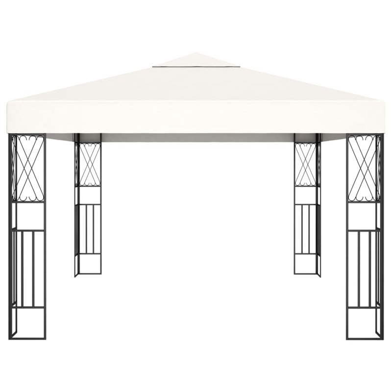 Clelie 3m x 4m Steel Party Tent, Cream