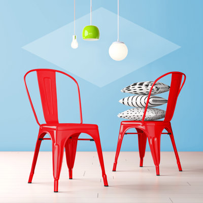 Chaise de salle à manger empilable