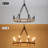 Hendon 8 - Light Dimmable Kitchen Island Wagon Wheel Chandelier-93646025-118944756