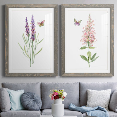 " Wildflower Botanical I " 2 - Pieces