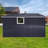 Metal Garden Sheds 11.2Ftx10.6Ft Outdoor Storage Sheds Grey With Window-121341818