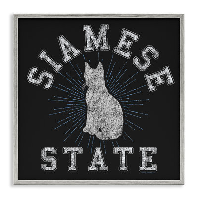 Siamese Cat State Giclee Art by Spirit Animals/Life Is High
