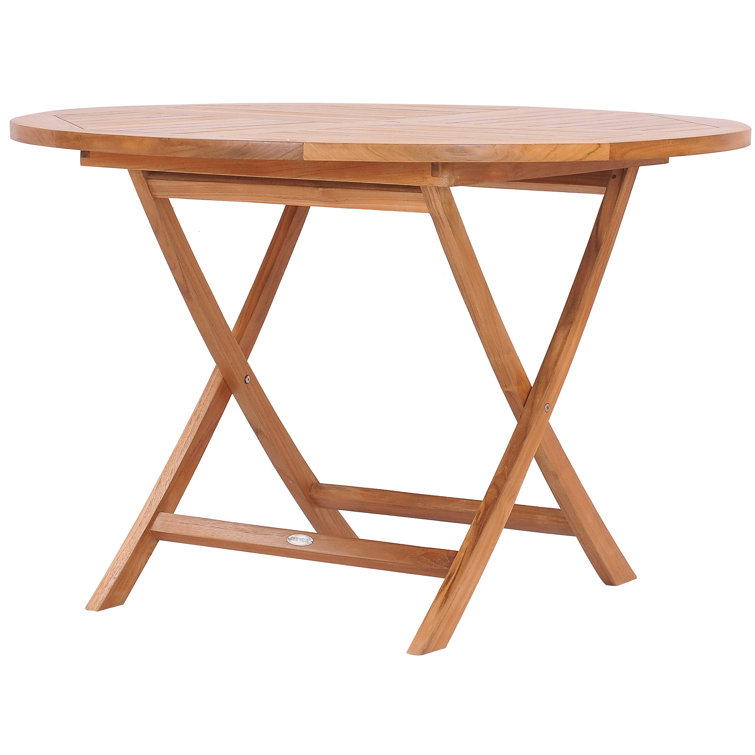Java Outdoor Patio Folding Teak Wood Bistro Table