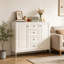 Storage Sideboard Buffet Cabinet with 4 Drawers and 2 Doors