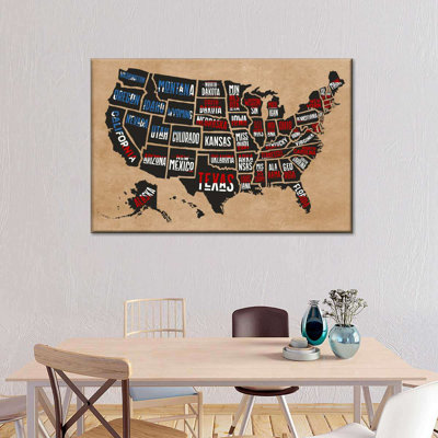 " Patriotic American Map " by NolanGrafix