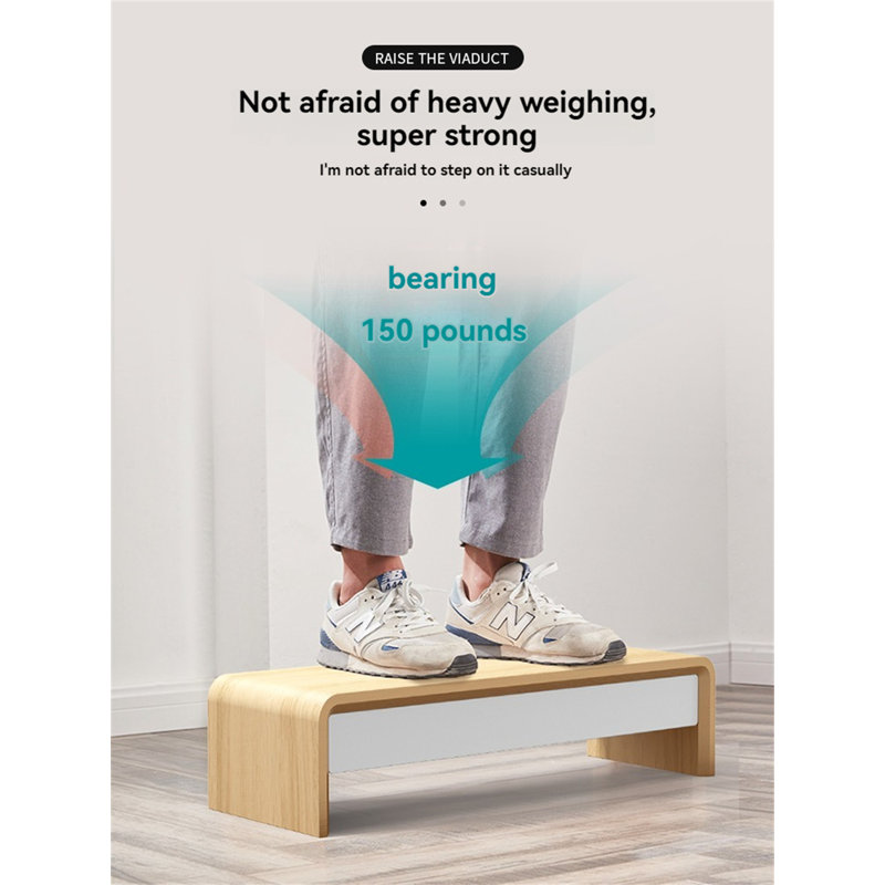 Rubee Manufactured Wood Monitor Stand