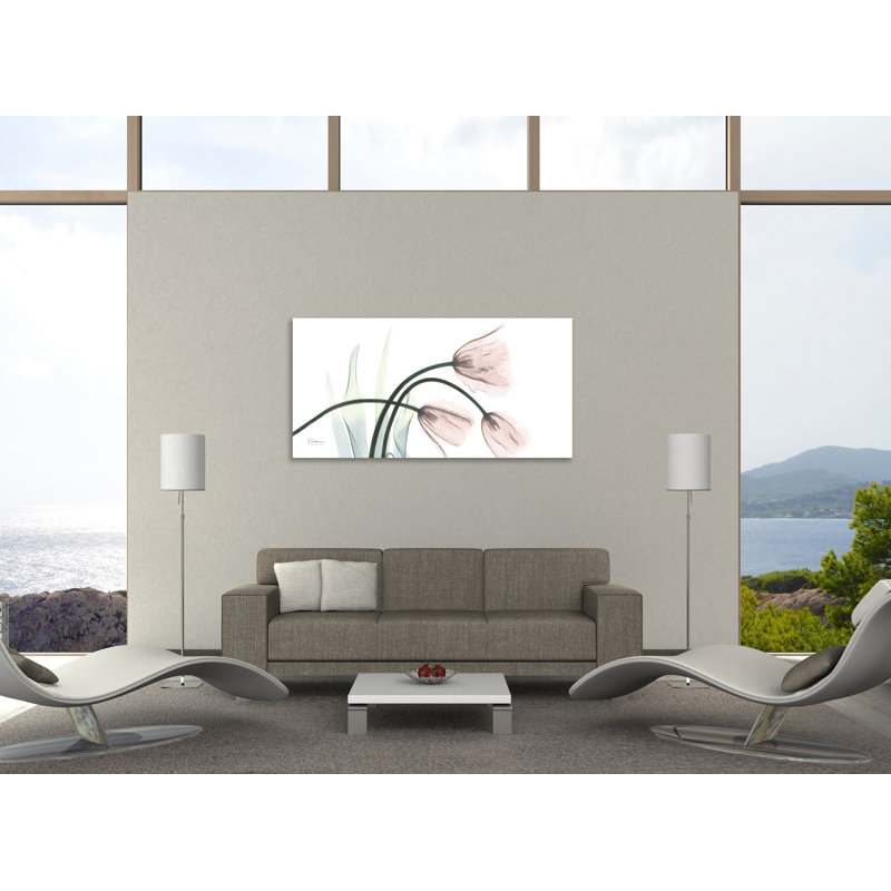 «Freshly Bloomed 1», toile tendue par Albert Koetsier, H 18 po x l 36 po x P 1,5 po