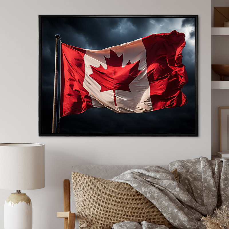 Canada Canadian Pride I - Canada Wall Décor, Noir, H 34 po x l 44 po x P 1,5 po