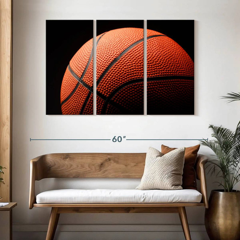Sireci Textured Basketball, 32" H x 50" W