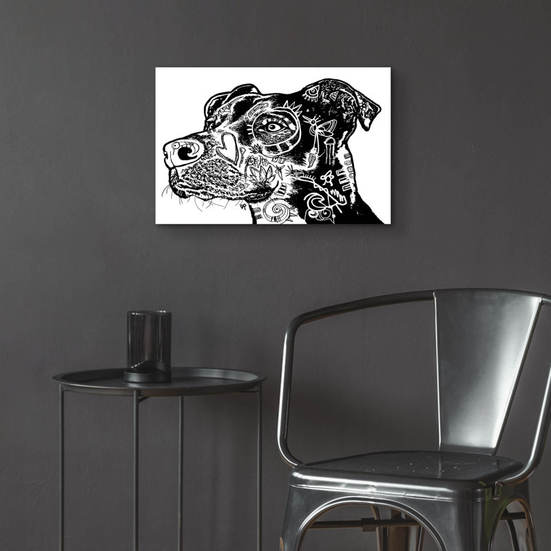 «Bird Dog Scratch» par Dean Russo, H 16 po x l 24 po x P 0,2 po