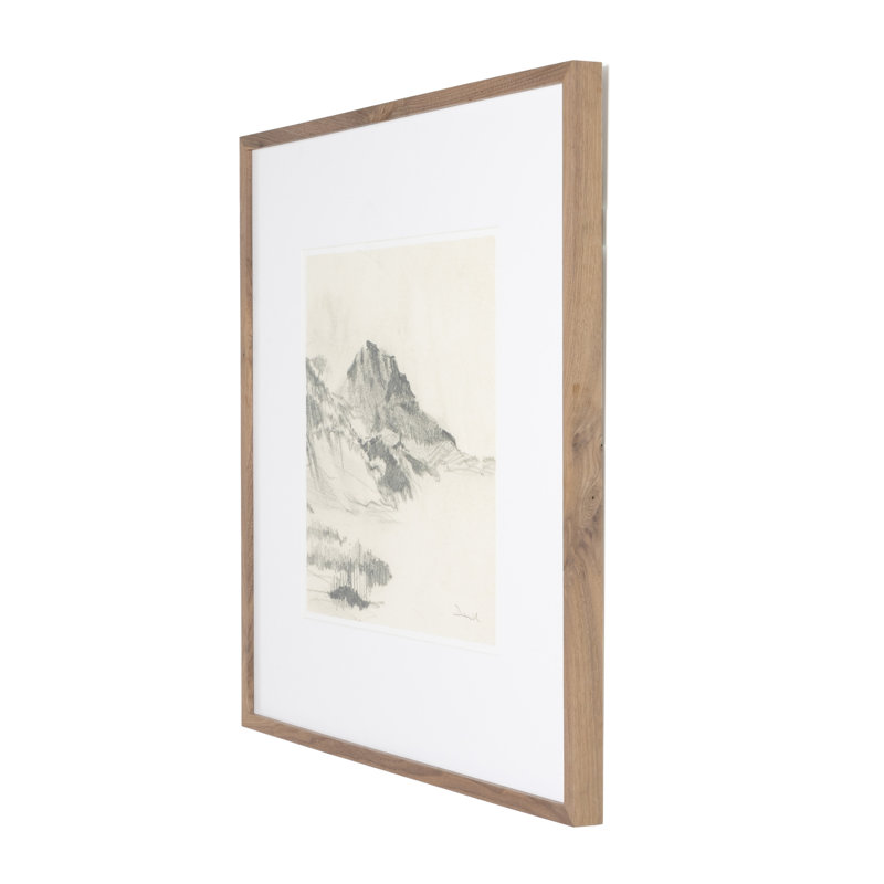 Land Sketch 2 Print by Dan Hobday, 32" H x 32" W x 1.5" D