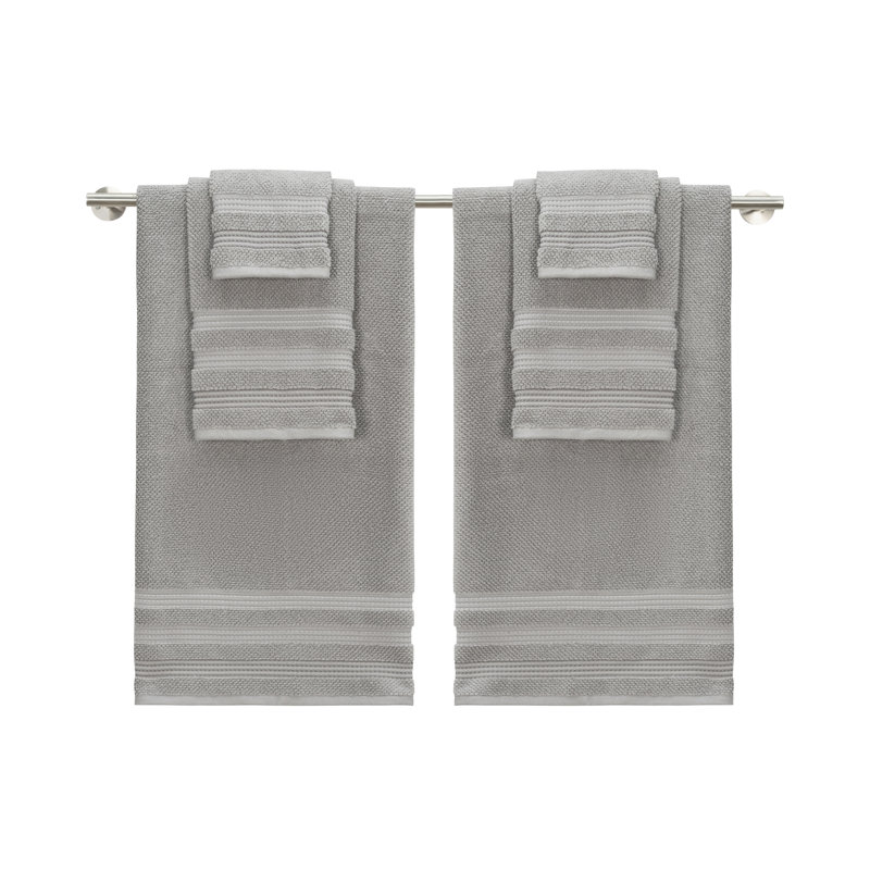 Portland Radiant Metal 6pk Assorted Towel Set, Radiant  Metal