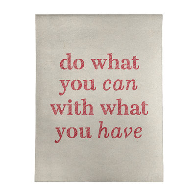 Quotes Chenille Indoor Rug