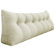 Sit-Up Back Comfort Large Triangular Bolster Headboard Reading Wedge Pillow