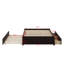 Lit double avec lit gigogne simple et tiroirs-2082056185