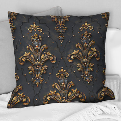 Glam Damask Motif II - Coussin Glam