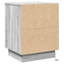 Bedside Cabinet With 2 Pcs 39 X 34.5 X 50 Cm-1400603454