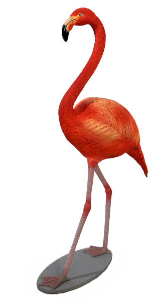 Baylynn Baby Flamingo Life Size Statue