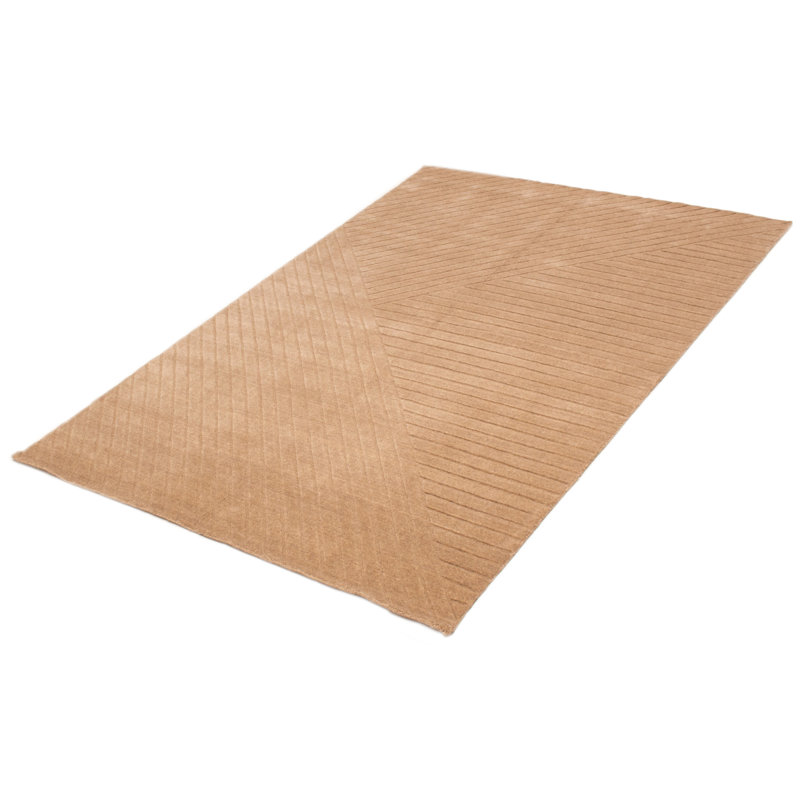 Tapis brun clair Kashkuli Gabbeh 6 pi 8 po x 9 pi 4 po