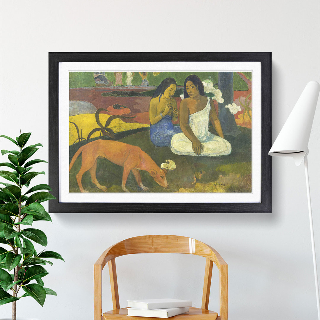 Arearea by Paul Gauguin - Picture Frame Painting